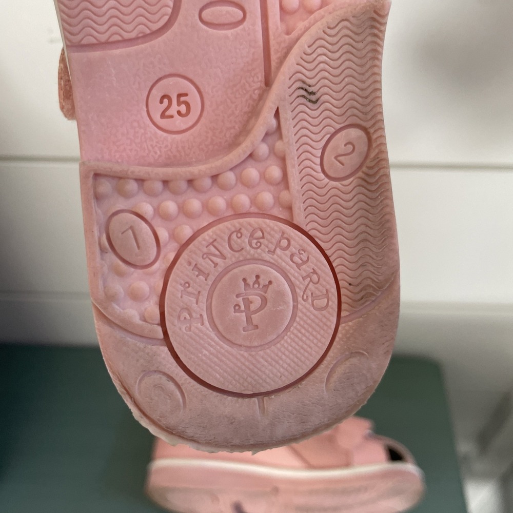 Princepard Kids Orthopedic Sneakers Pink Hook Loop Toddler Shoes EU25 - Picture 9 of 12
